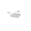 Flower Pot W17 x H24cm With Saucer White Brown Grey