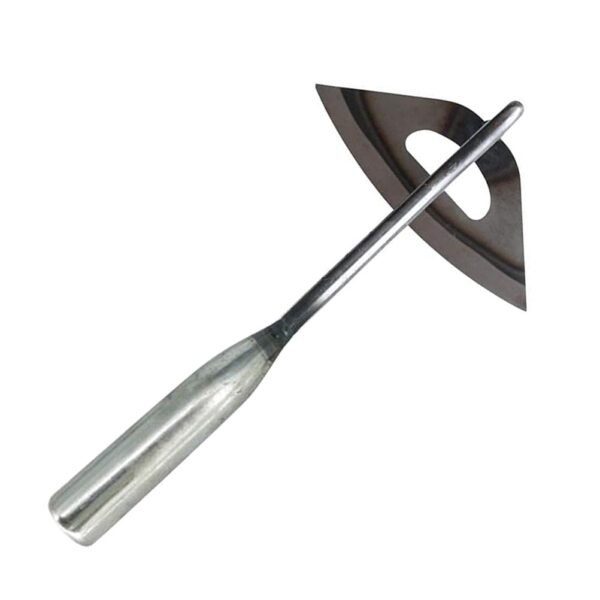 Garden Hoe with Hollow Design for Easy Weeding Silver 16cm x 28cm