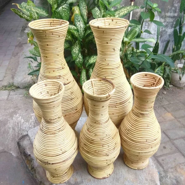 id-11134207-7r98r-lu4dm0eou4r876.webp Flower Vase Jar for Living Room Decoration Made of Natural Rattan 30CM 50CM 70CM natural