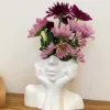 Nordic Vinyl Vase Creative Human Body Shape Hydroponic Vase Desktop Ornament Home Decor
