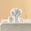 Nordic Vinyl Vase Creative Human Body Shape Hydroponic Vase Desktop Ornament Home Decor