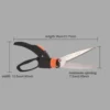 sg-11134201-7rd5o-m799rukg0q27ec.webp Grass Shears Hedge Shears Gardening Tools Handheld Lawn Trimming Borders Garden Bushes Rotate Sharp