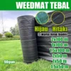100M Warna Hijau Hitam Weed Control Mat Pertanian Plastic Cover