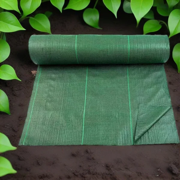 100M Warna Hijau Hitam Weed Control Mat Pertanian Plastic Cover
