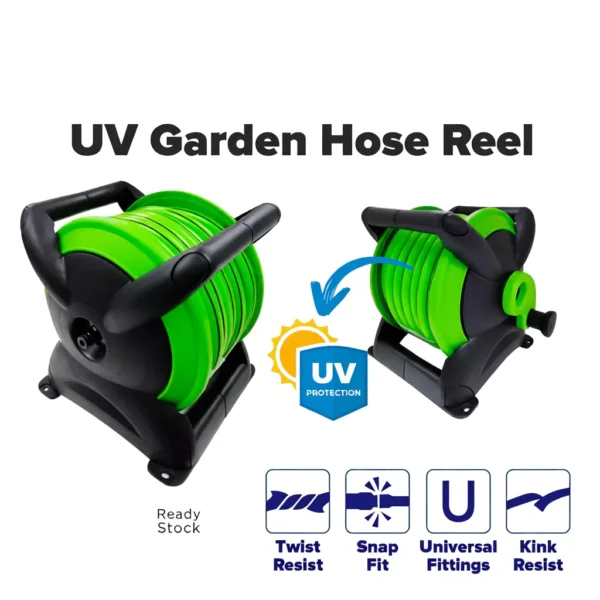 sg-11134253-825zo-mj4iqptis5c33d.webp VIP Stackable Garden Hose Reel Set 20Meter 15Meter with wall mounting UV Garden Hose Roller and Rack